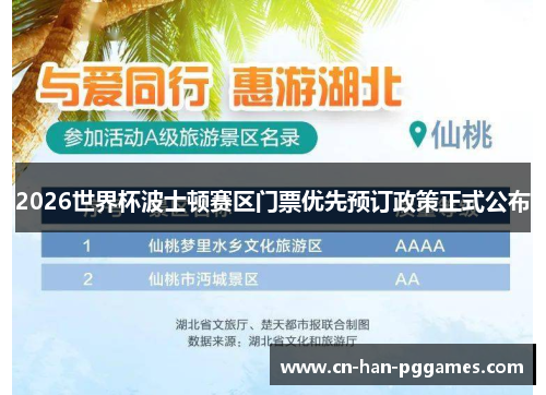 2026世界杯波士顿赛区门票优先预订政策正式公布